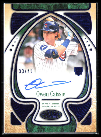 Owen Caissie RC Auto /49 2026 Topps Tier One Operators