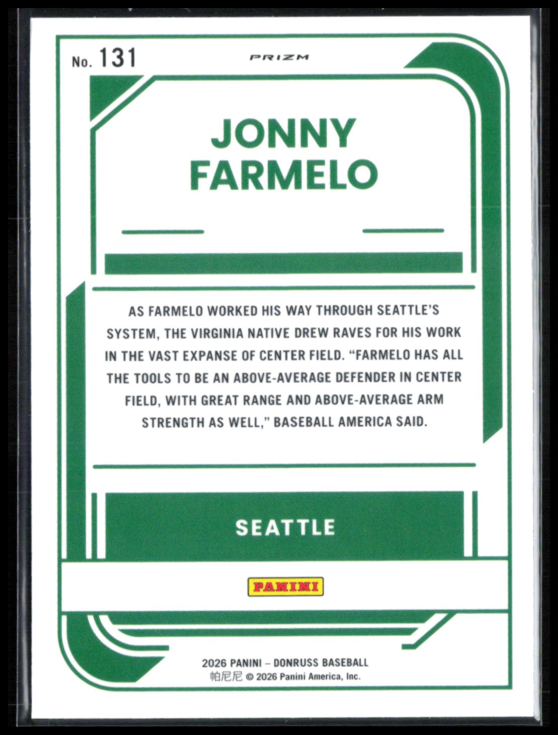 Jonny Farmelo Rated Prospect Holo