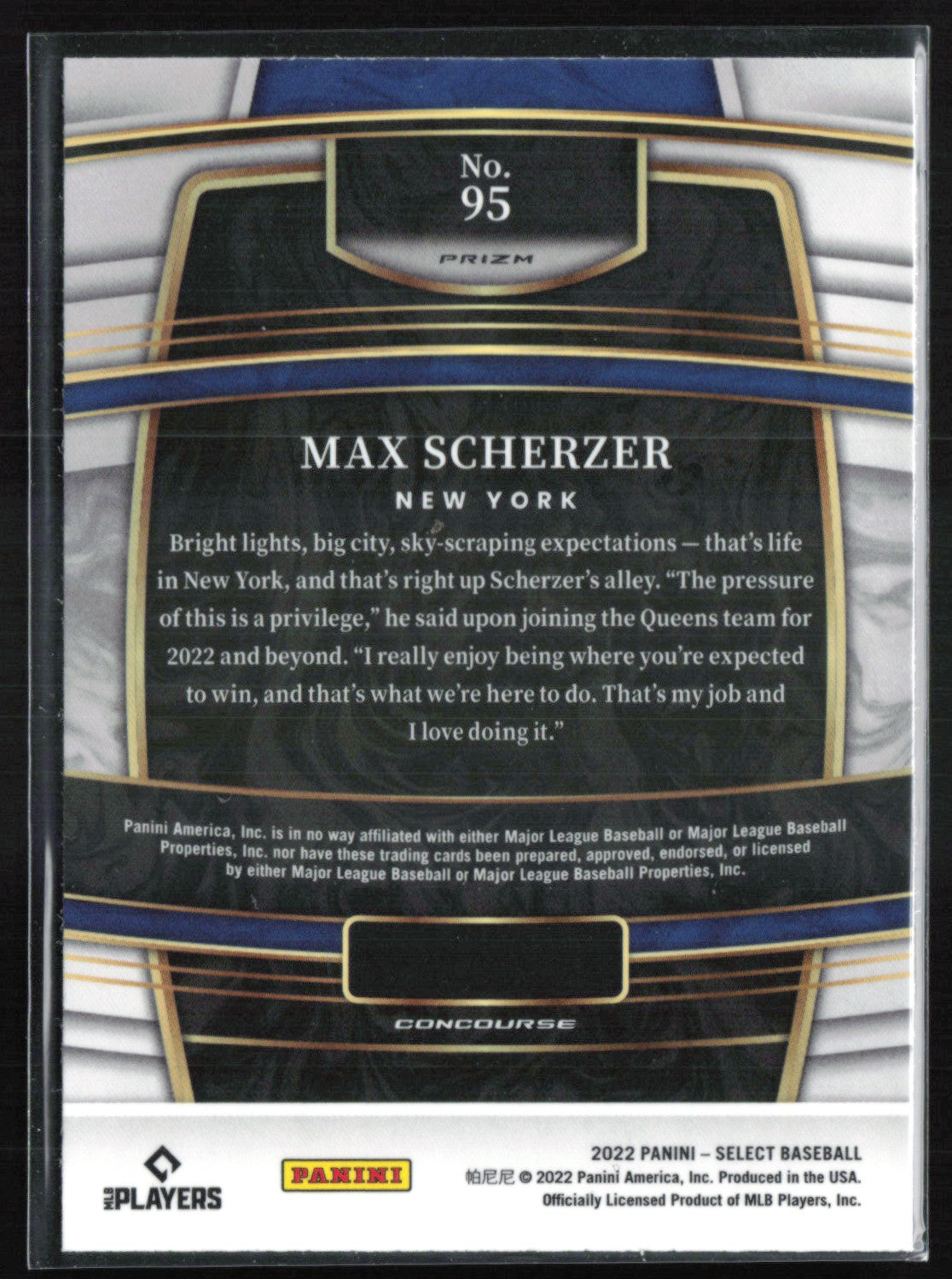 Max Scherzer Scope