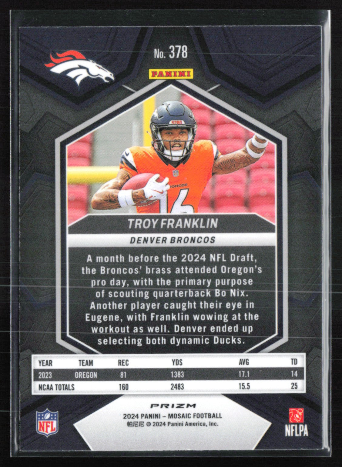 Troy Franklin RC Blue