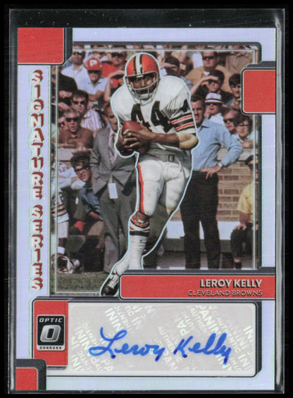 Leroy Kelly Auto Signature Series Holo