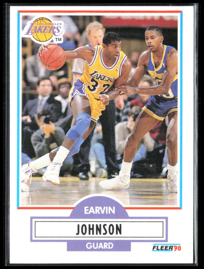 Earvin Johnson 1990 Fleer