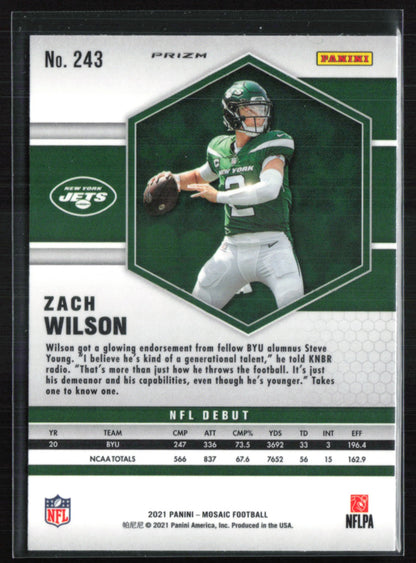 Zach Wilson RC Green