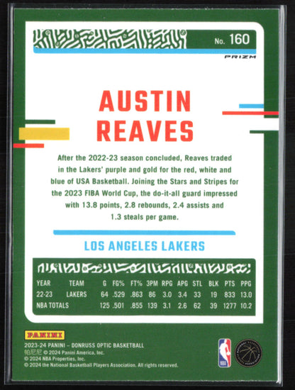 Austin Reaves Green Hyper