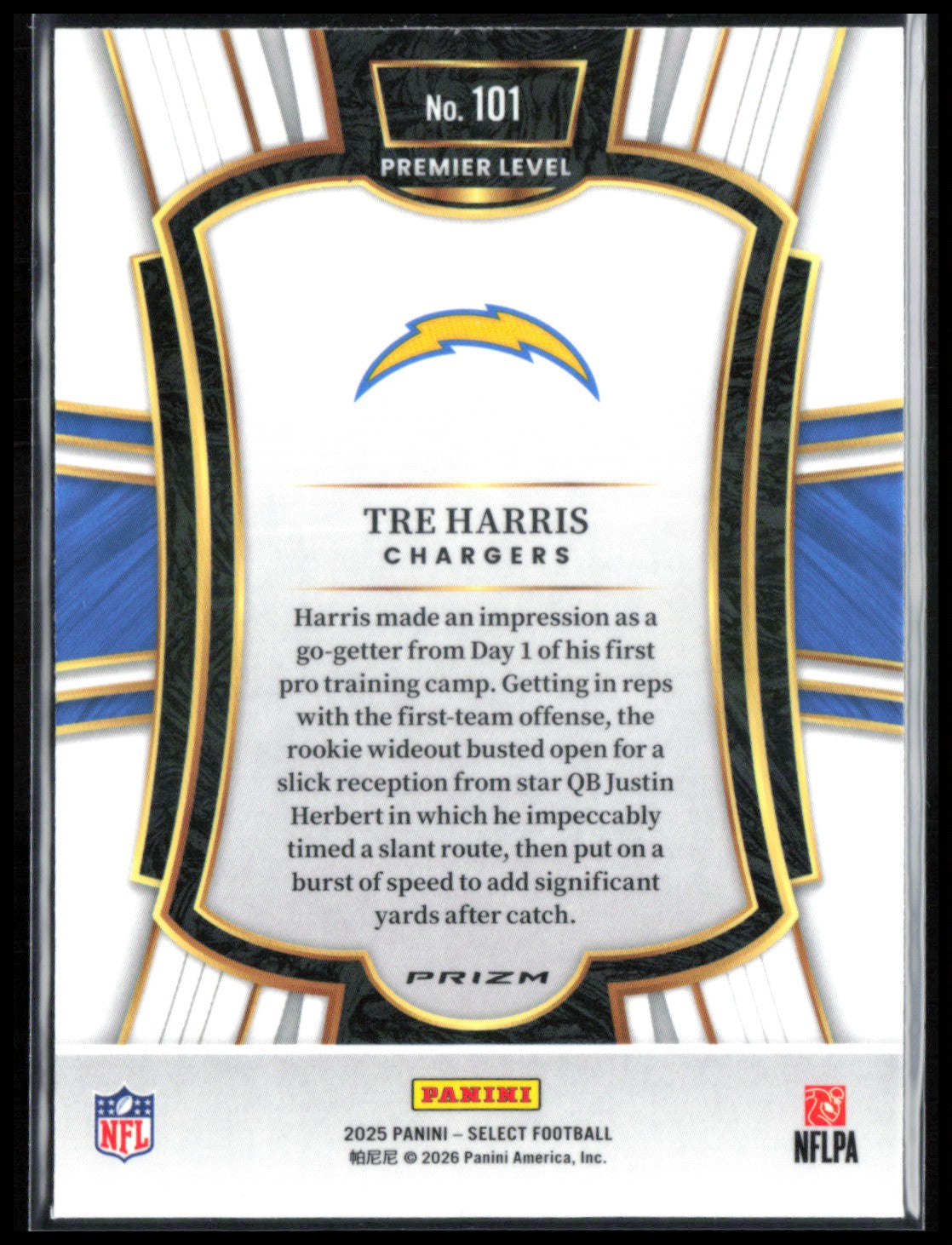 Tre Harris RC Silver