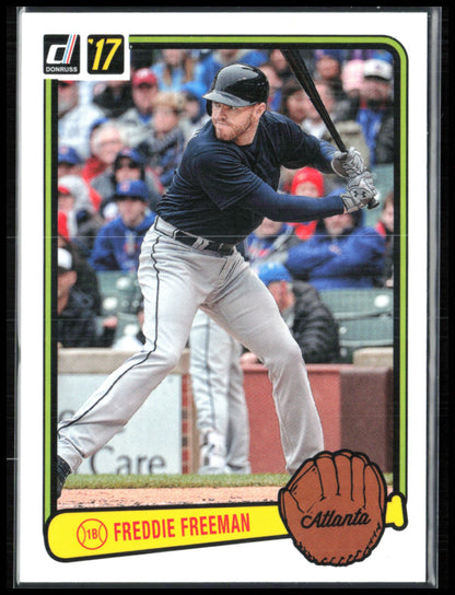 Freddie Freeman 2017 Donruss