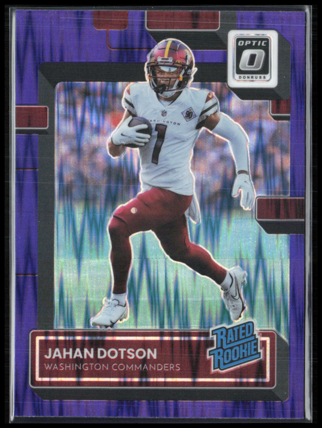 Jahan Dotson RC Purple Shock