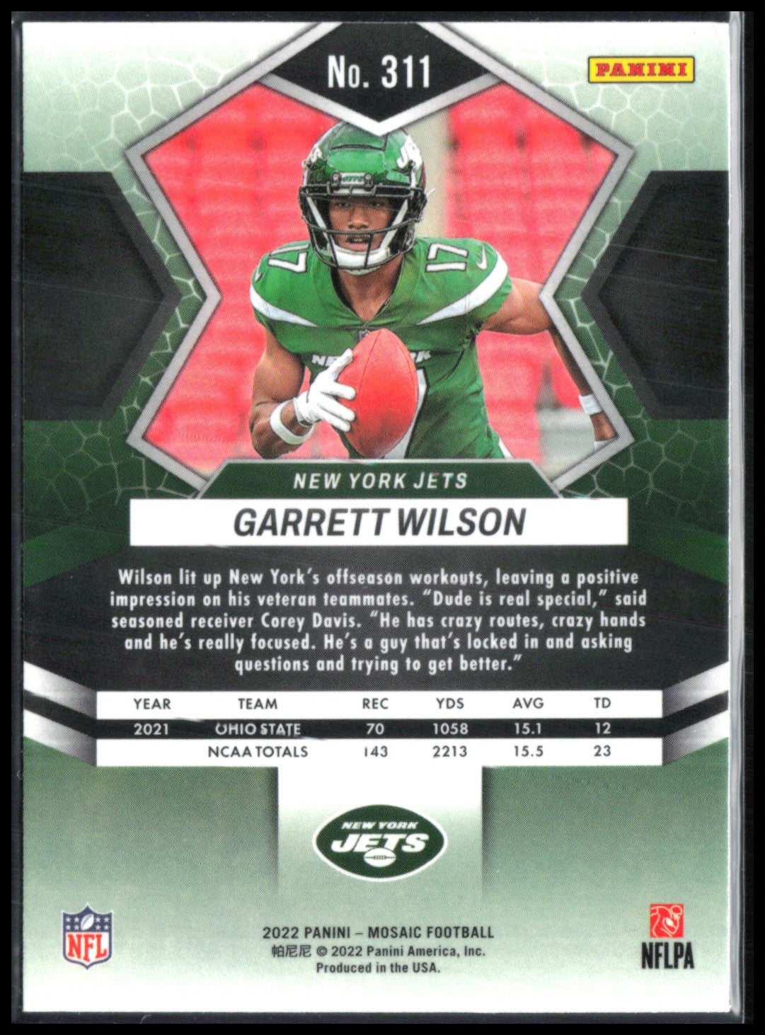Garrett Wilson RC