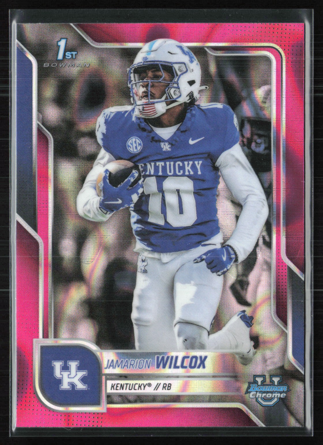 Jamarion Wilcox 1st Bowman Pink Lava