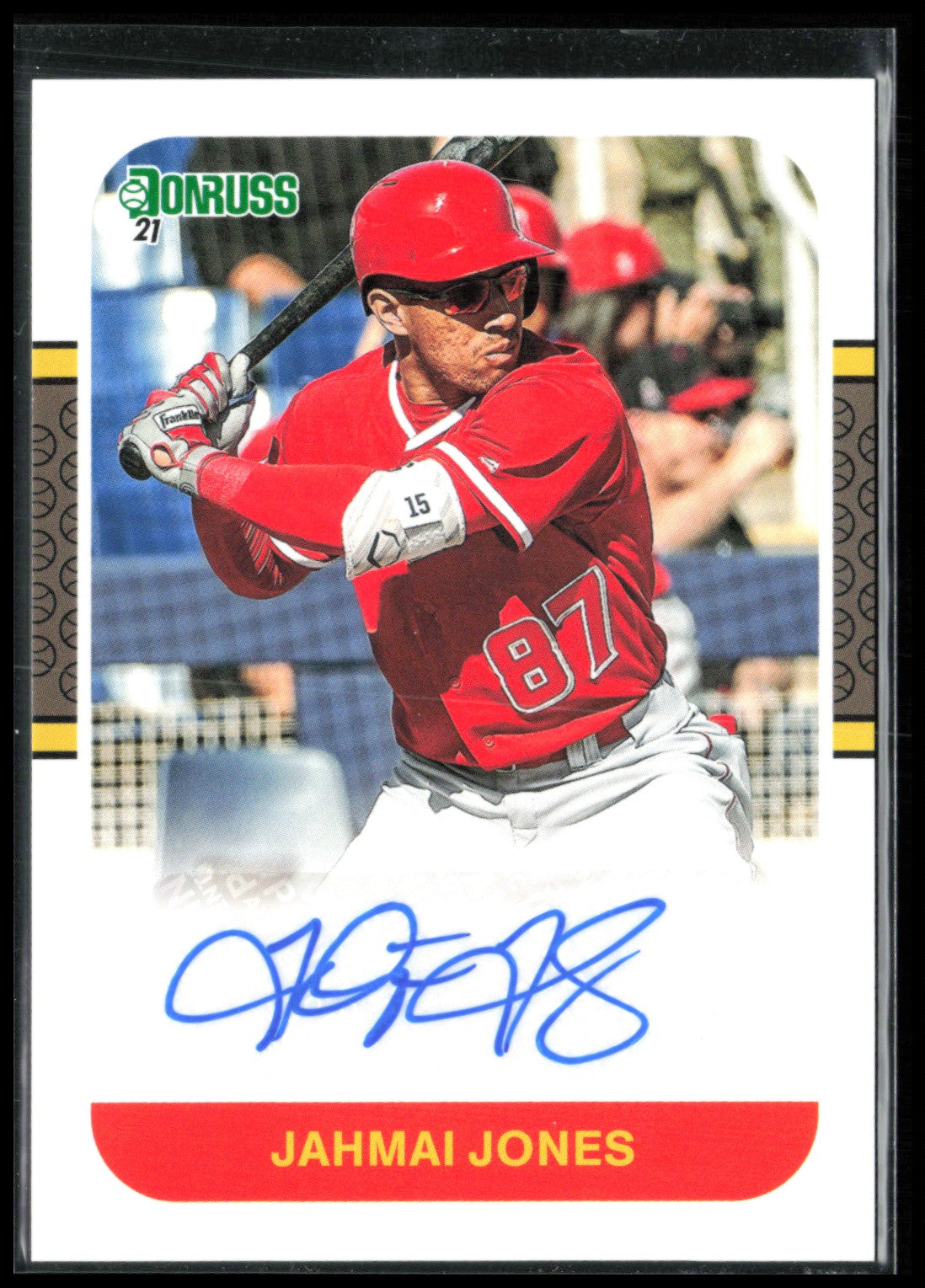 Jahmai Jones Auto 2021 Donruss
