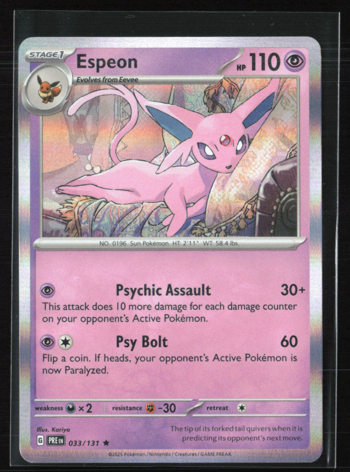 Espeon Rare Holo