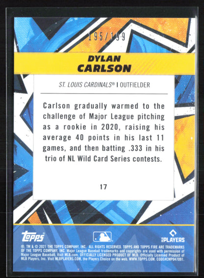 Dylan Carlson RC /199