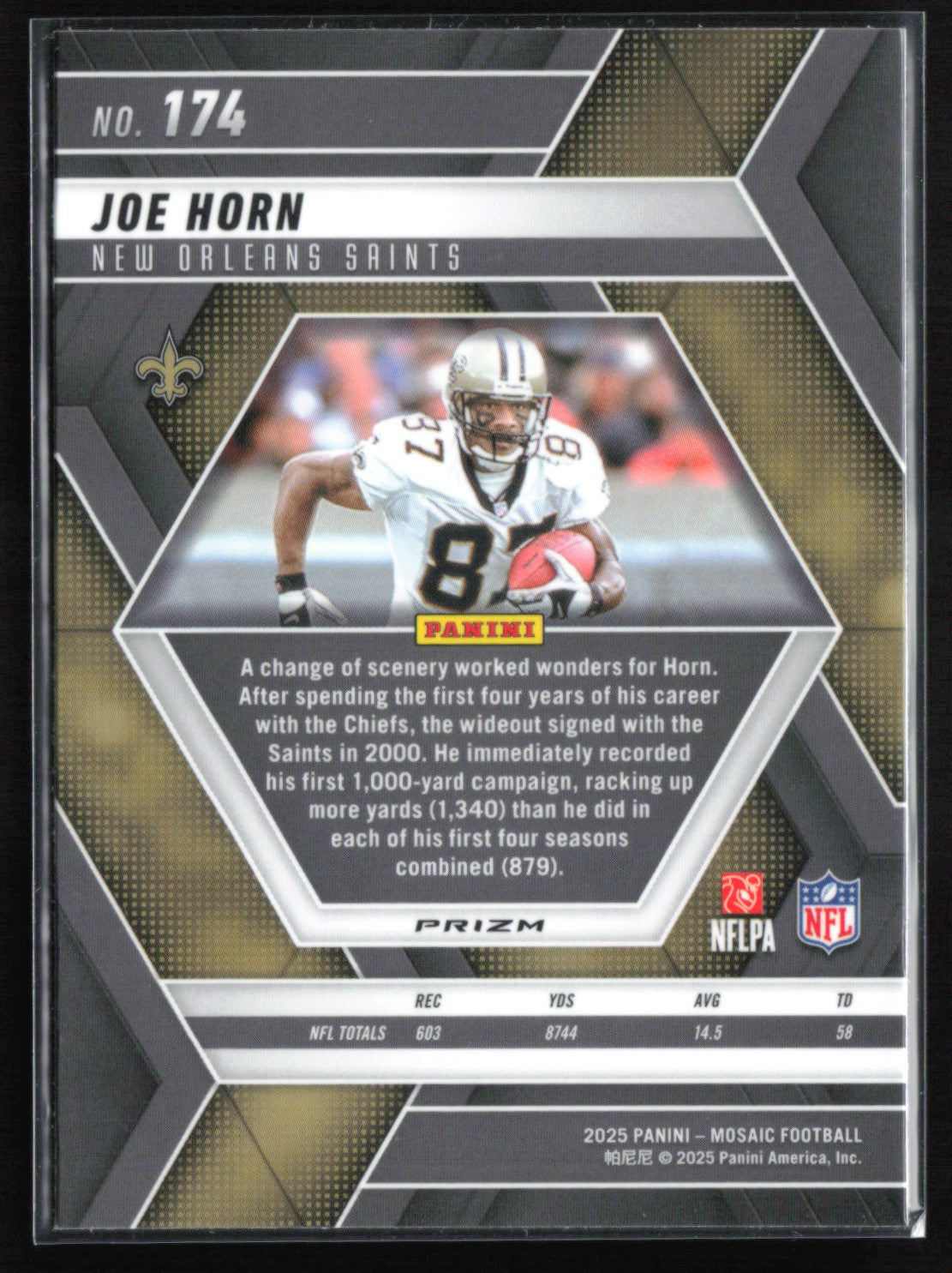 Joe Horn Purple Explosion