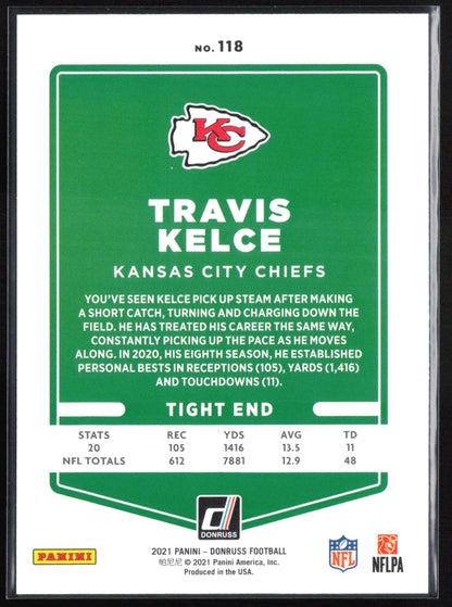 Travis Kelce Press Proof Blue