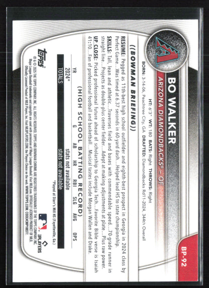 Bo Walker 1st Bowman