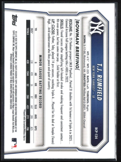 T.J. Rumfield 1st Bowman