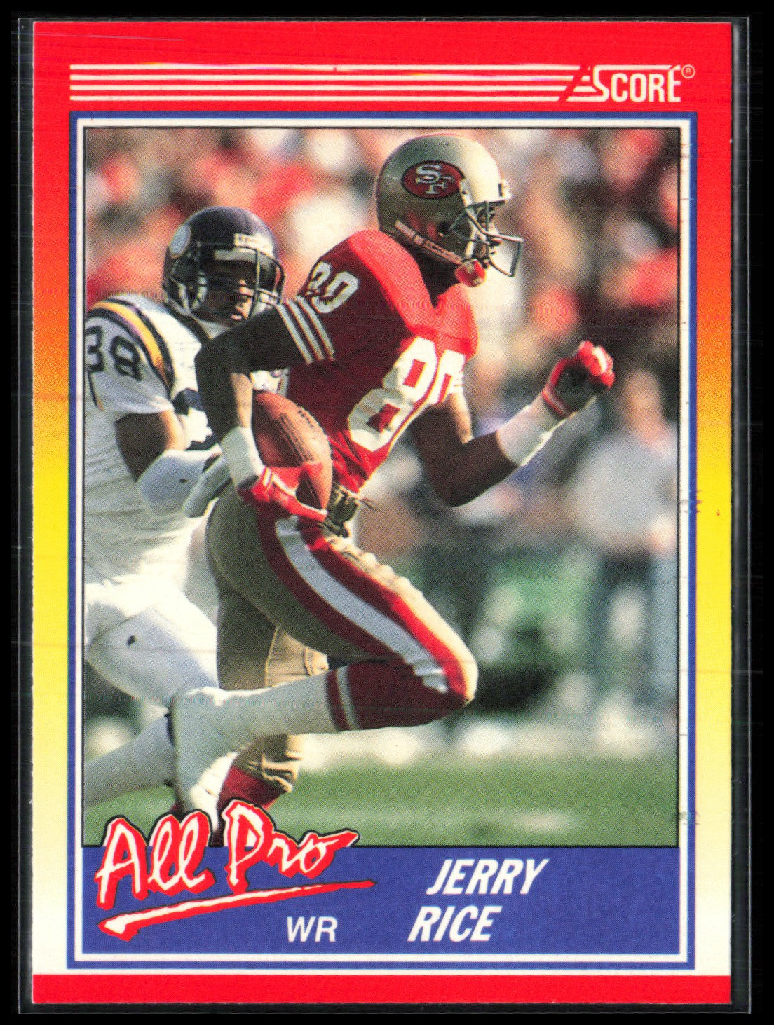 Jerry Rice 1990 Score