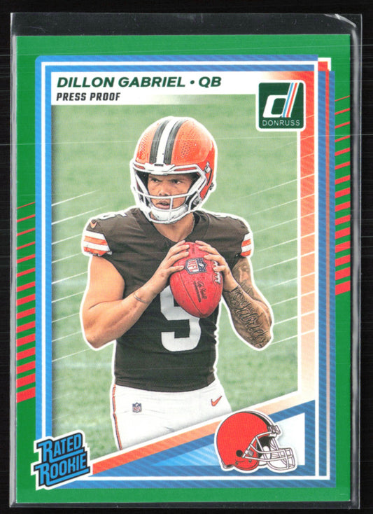 Dillon Gabriel RC Green Press Proof