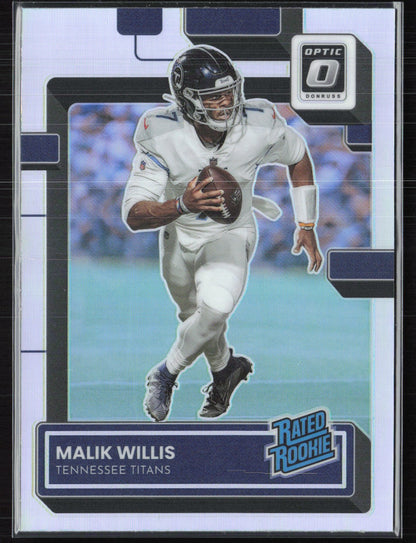 Malik Willis RC Holo 2022 Optic Rated Rookie