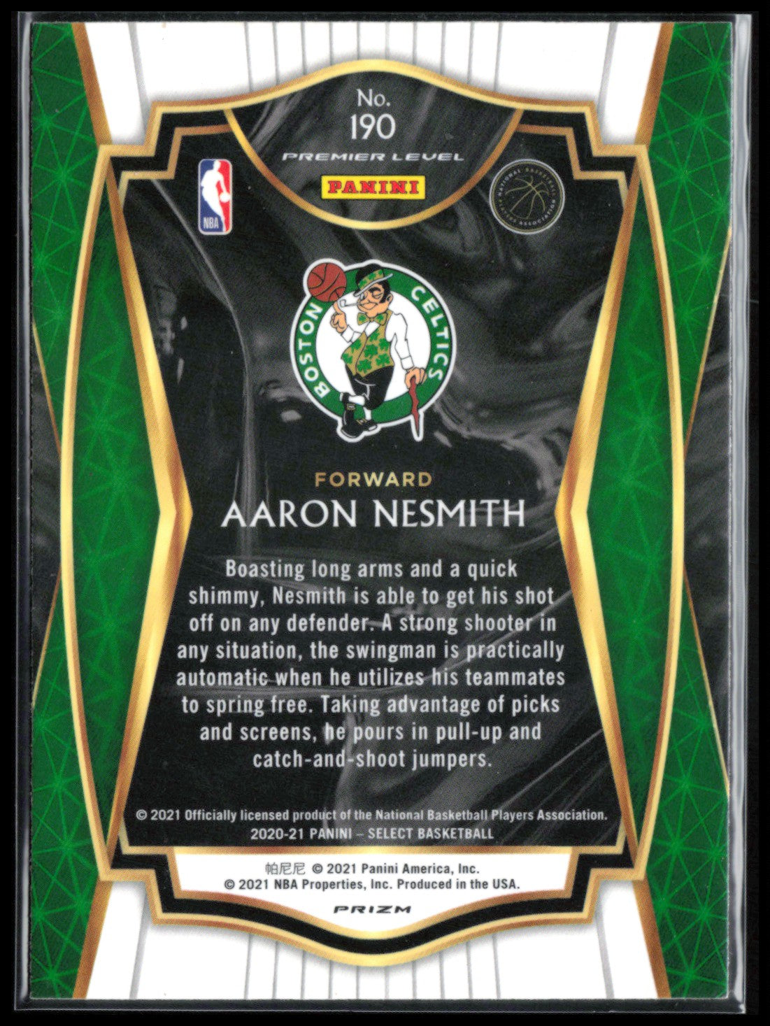 Aaron Nesmith RC Tri-Color Shimimer