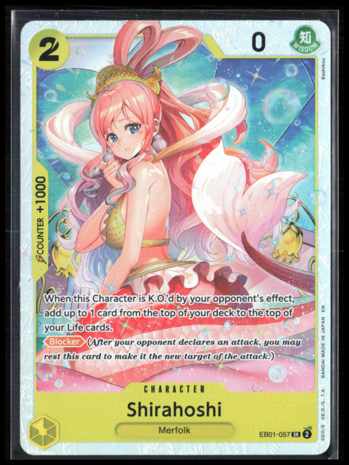 Shirahoshi Super Rare Holo (One Piece)