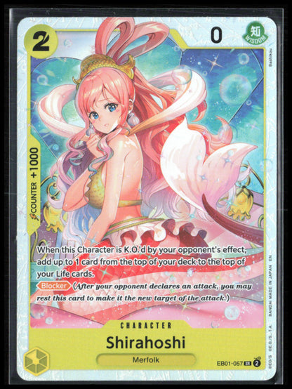 Shirahoshi Super Rare Holo (One Piece)