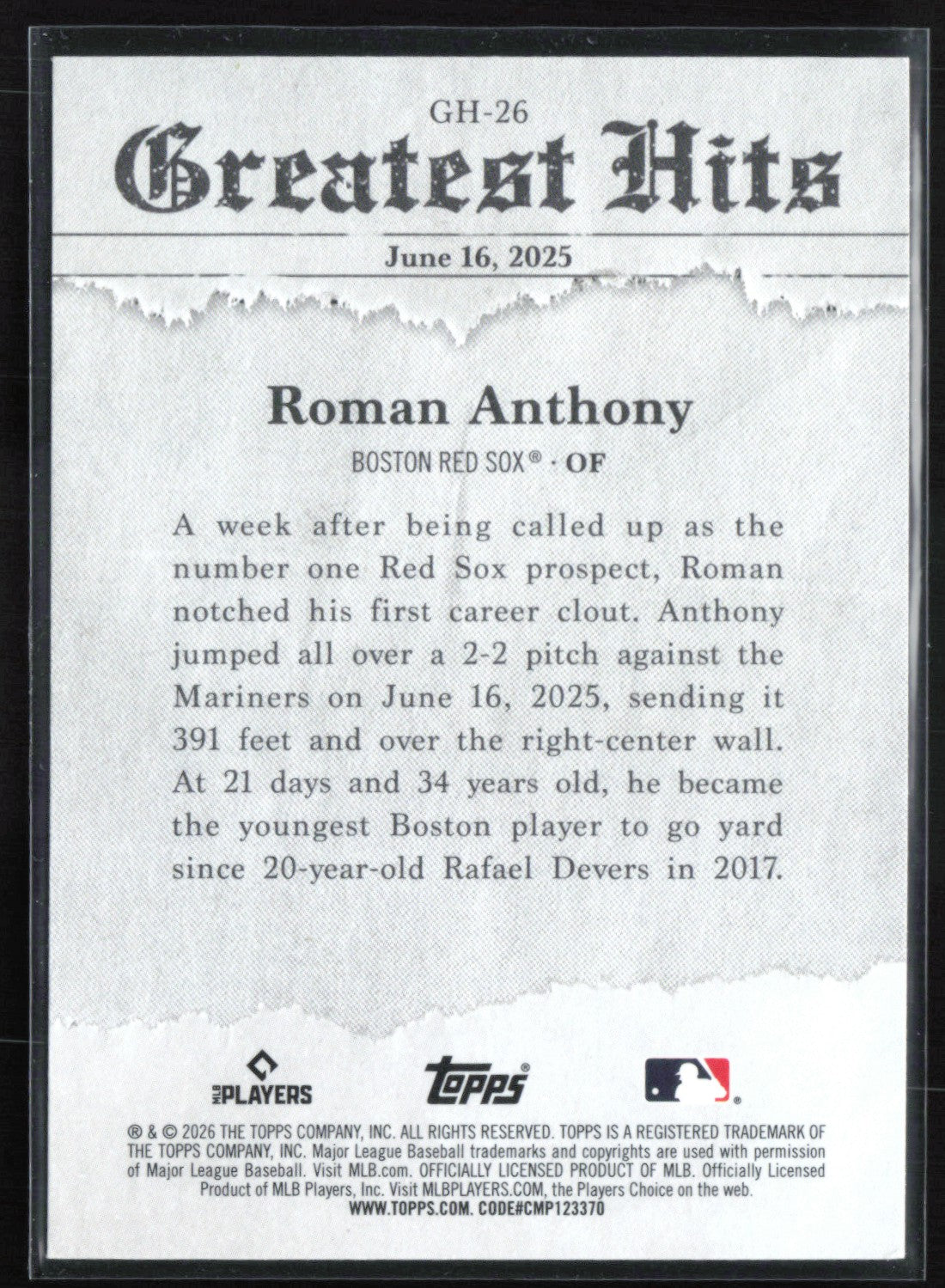 Roman Anthony RC