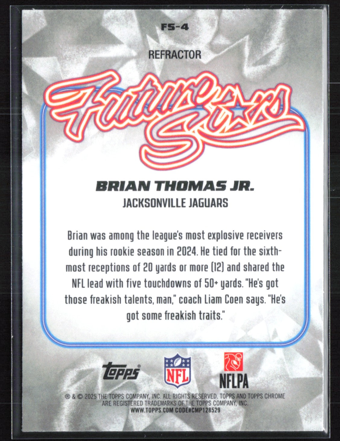 Brian Thomas Jr Future Stars Refractor
