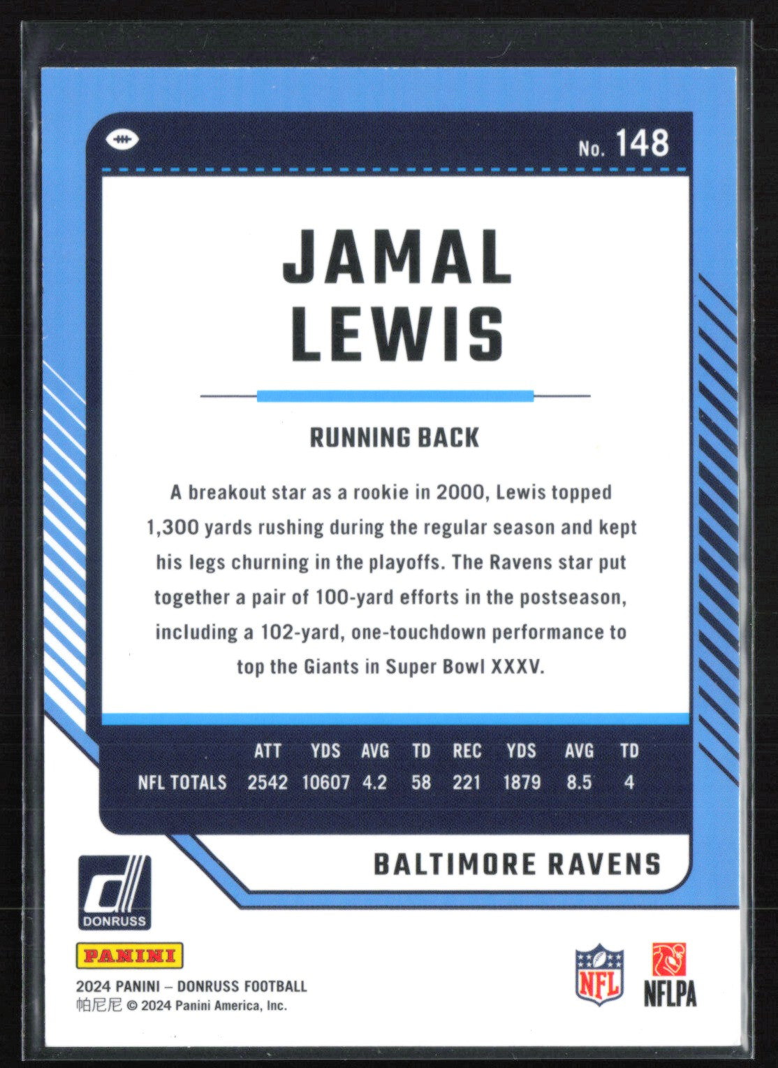 Jamal Lewis Purple /500