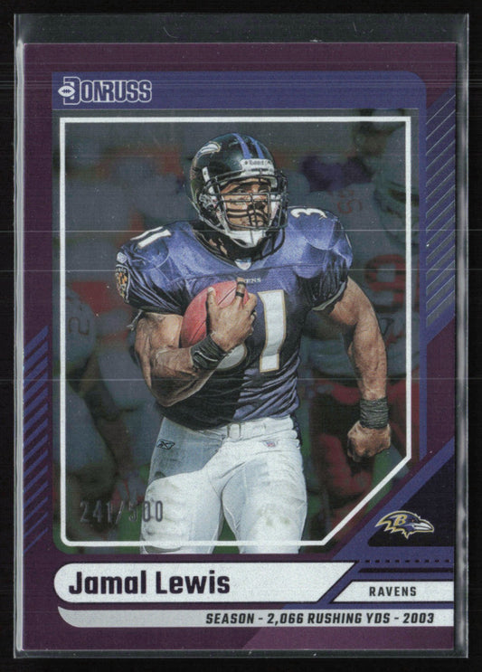 Jamal Lewis Purple /500