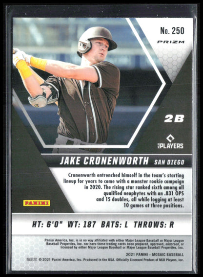 Jake Cronenworth RC Mosaic Prizm