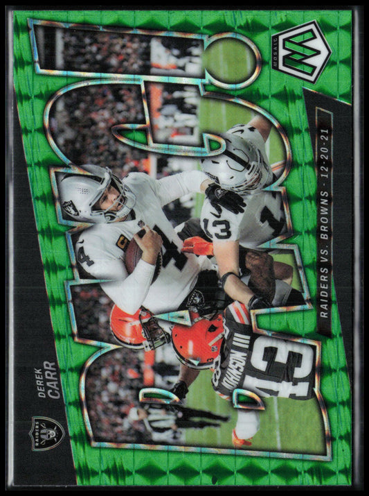 Derek Carr Green Mosaic