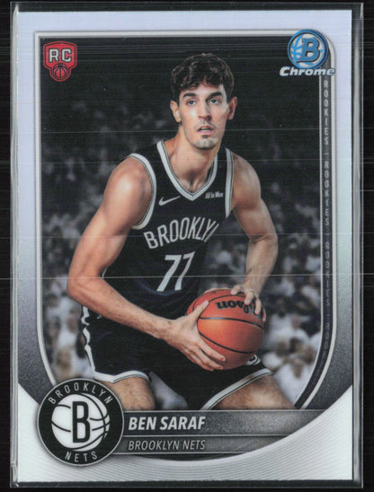 Ben Saraf RC Red Rookie Logo