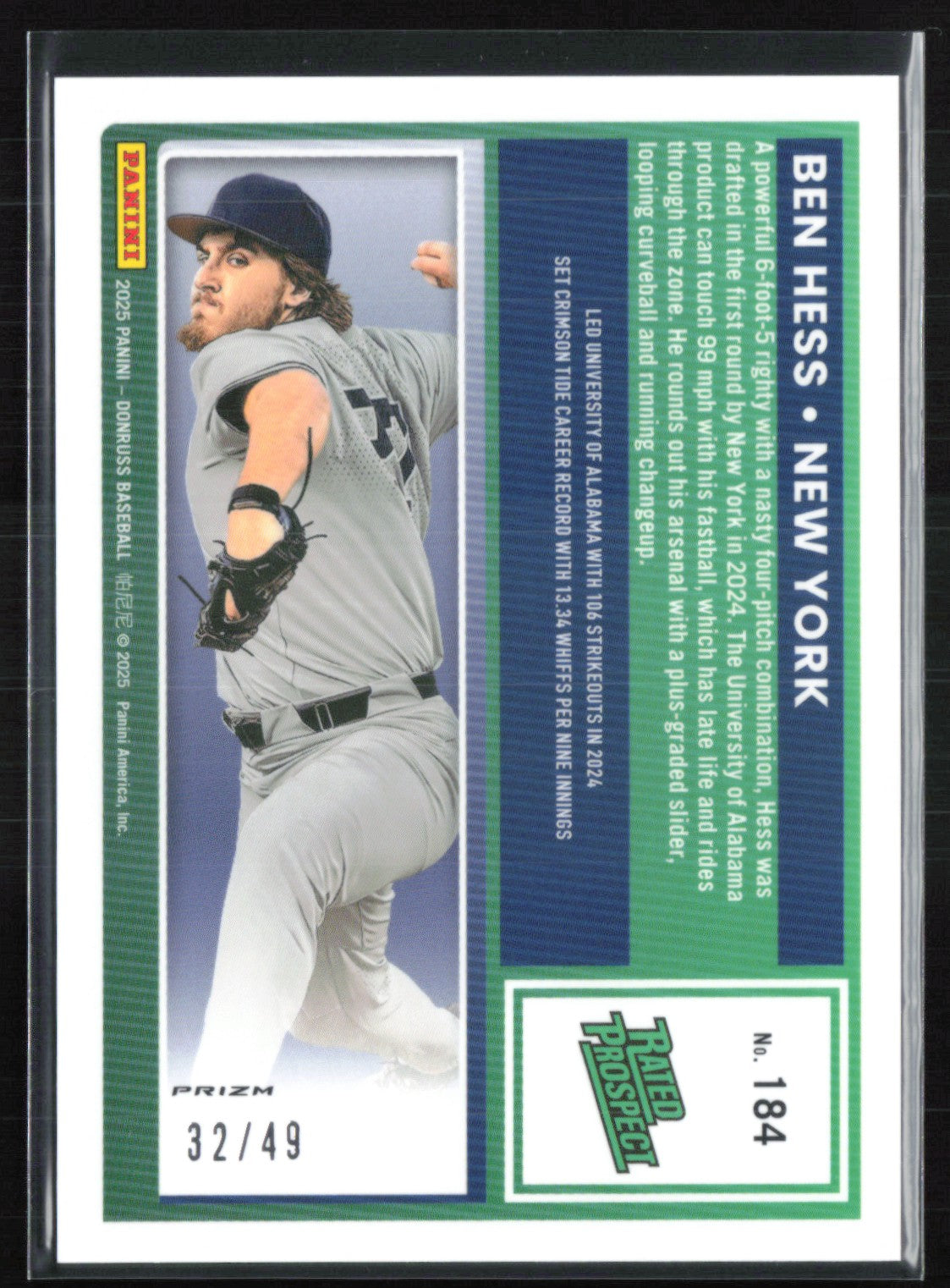 Ben Hess Prospect Purple /49