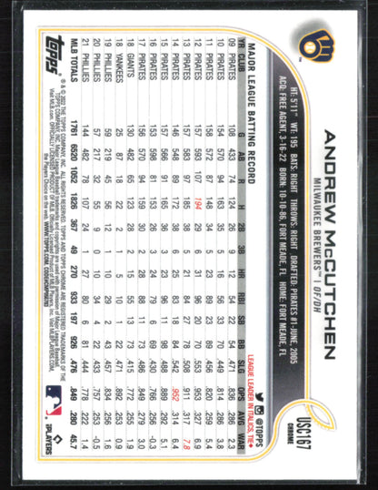 Andrew McCutchen Purple Refractor