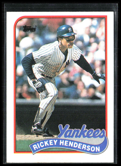 Rickey Henderson 1989 Topps