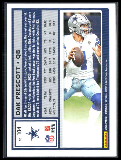 Dak Prescott Red Press Proof