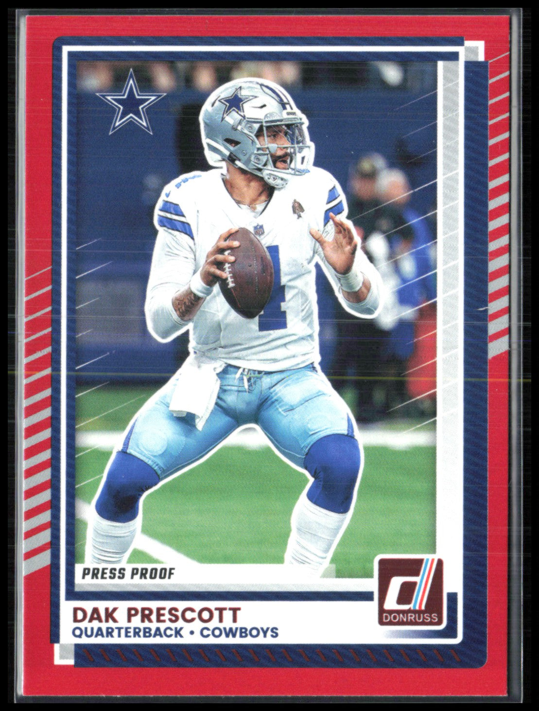 Dak Prescott Red Press Proof