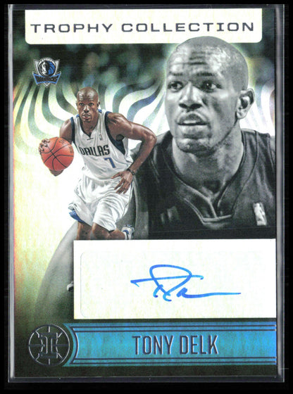 Tony Delk Auto Trophy Collection