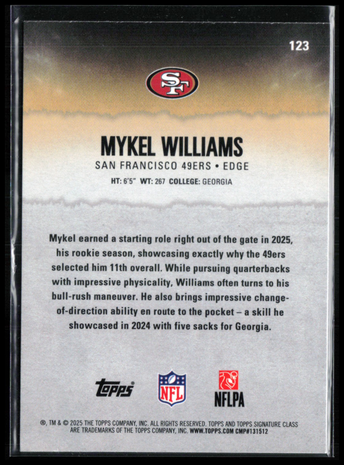 Mykel Williams RC Yellow