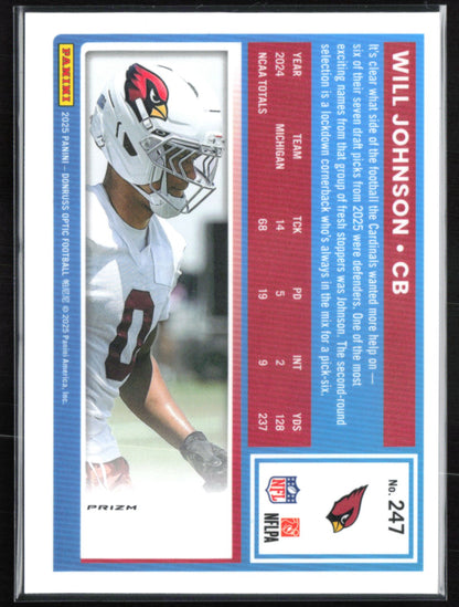 Will Johnson RC Blue