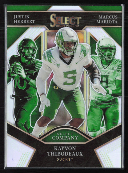 Justin Herbert/Kayvon Thibodeaux/Marcus Mariota Silver Prizm