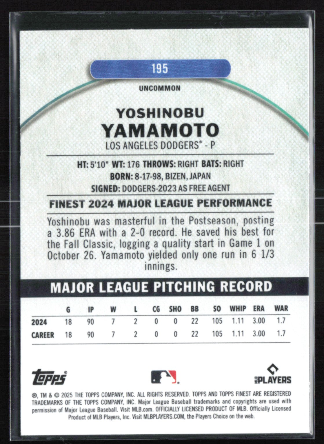 Yoshinobu Yamamoto