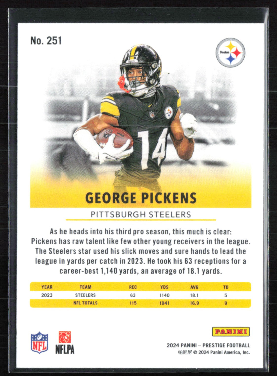 George Pickens Laser