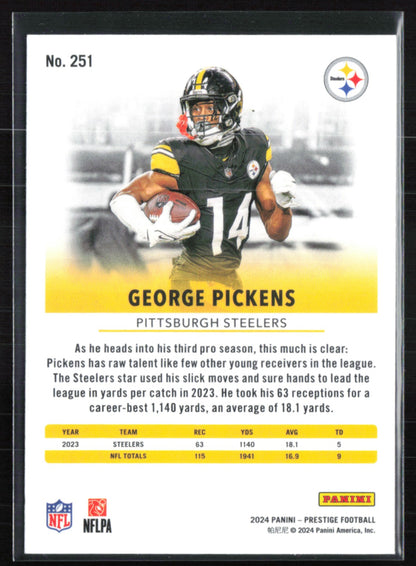 George Pickens Laser