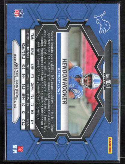 Hendon Hooker RC Blue Reactive