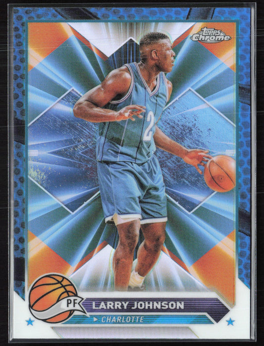 Larry Johnson Blue Basketball