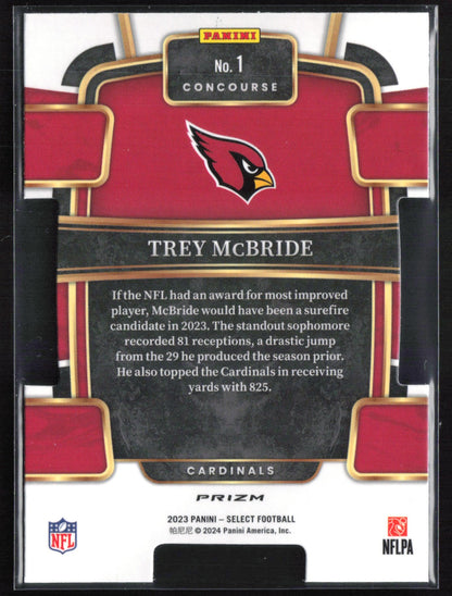 Trey McBride Green Yellow Die-Cut