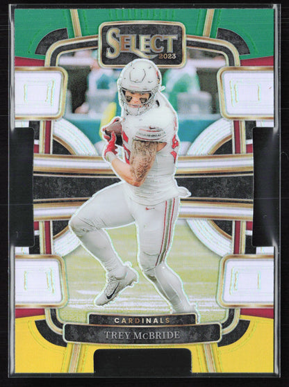 Trey McBride Green Yellow Die-Cut