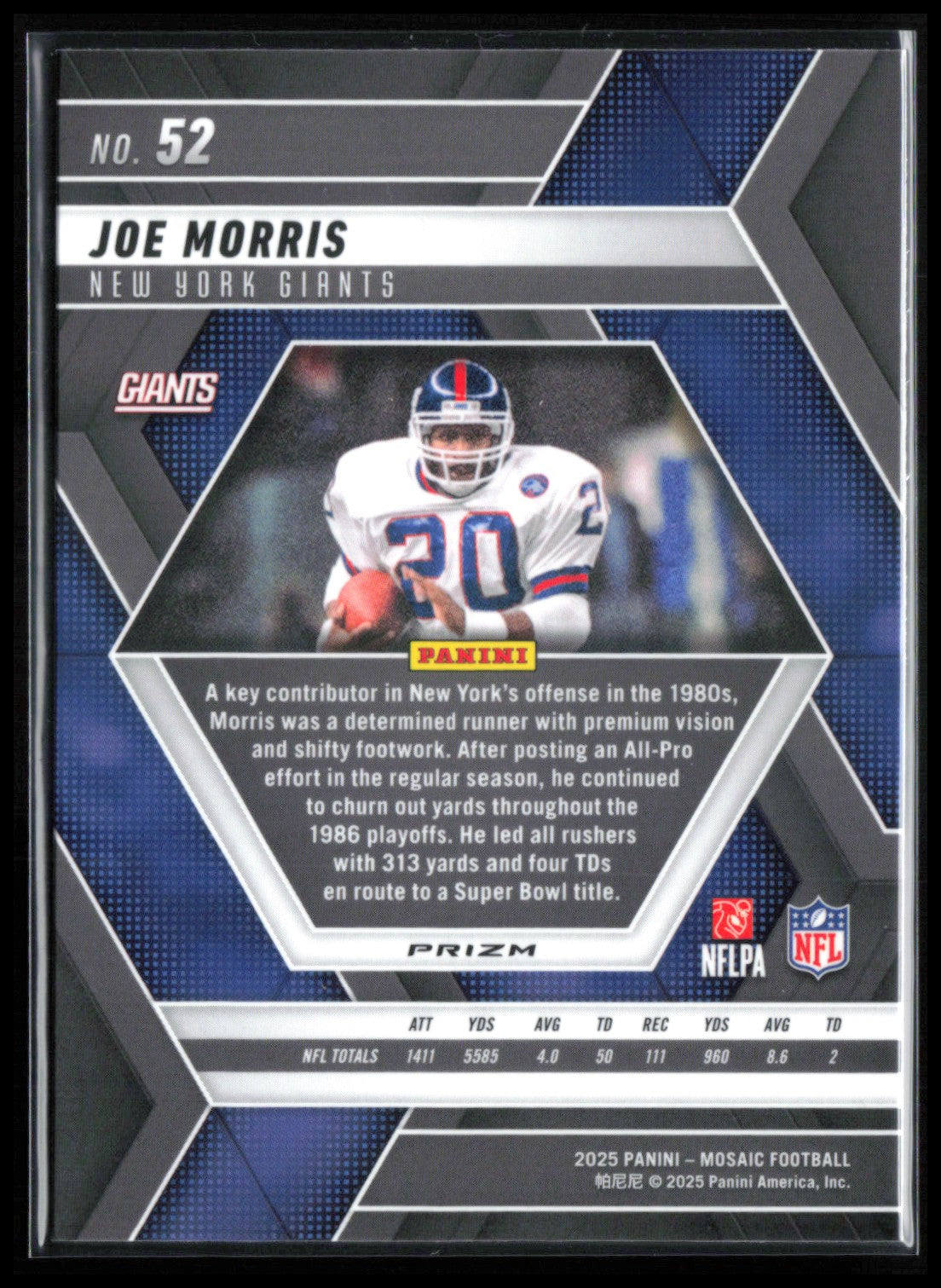 Joe Morris Blue Scope